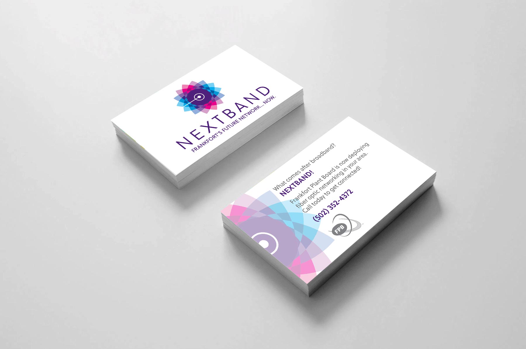 Nextband business cards.