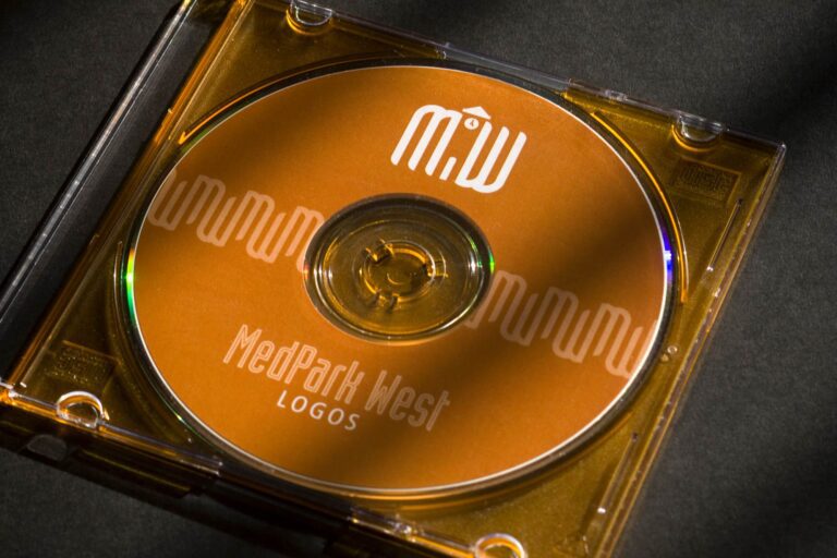 MedPark West Compact Disc in case with label "MedPark West" logos.