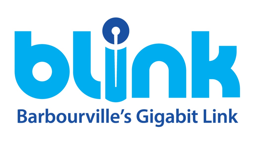 Blink logo with slogoan "Barbourville's Gigabit Link"