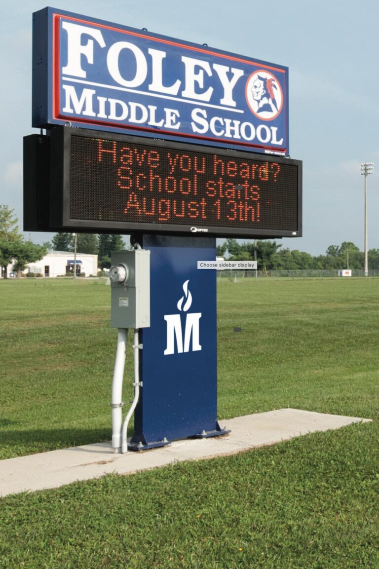 Madison County School Football scoreboard