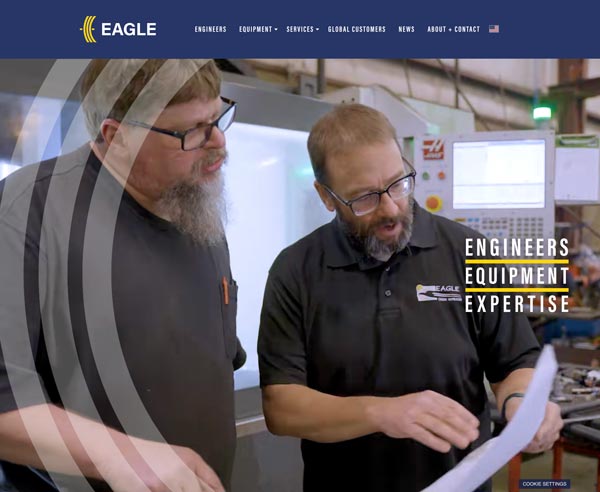 Eagle website front page