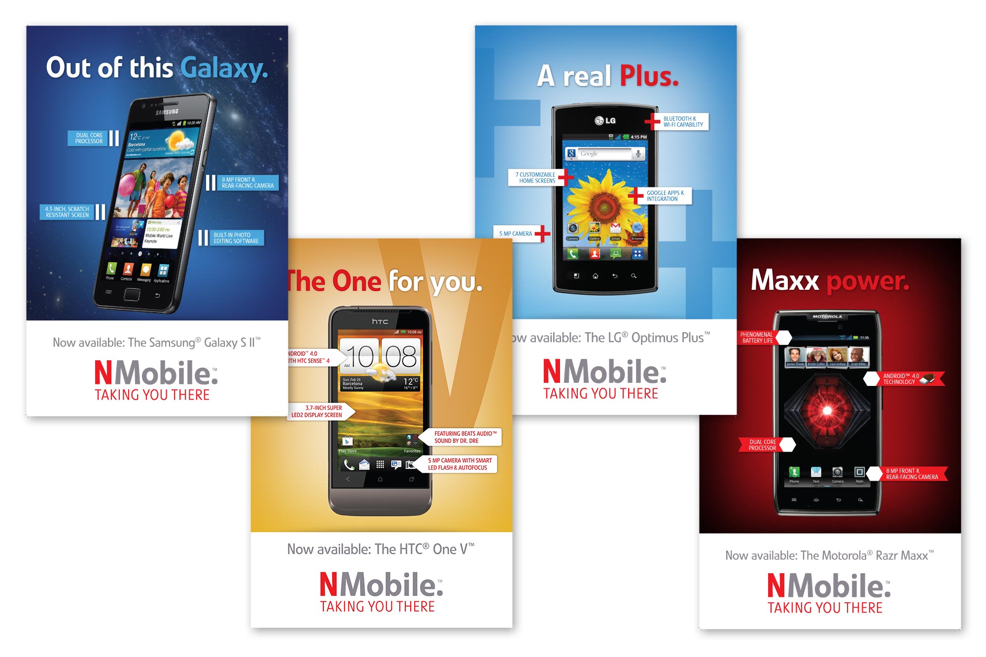 NMobile in-store sales posters