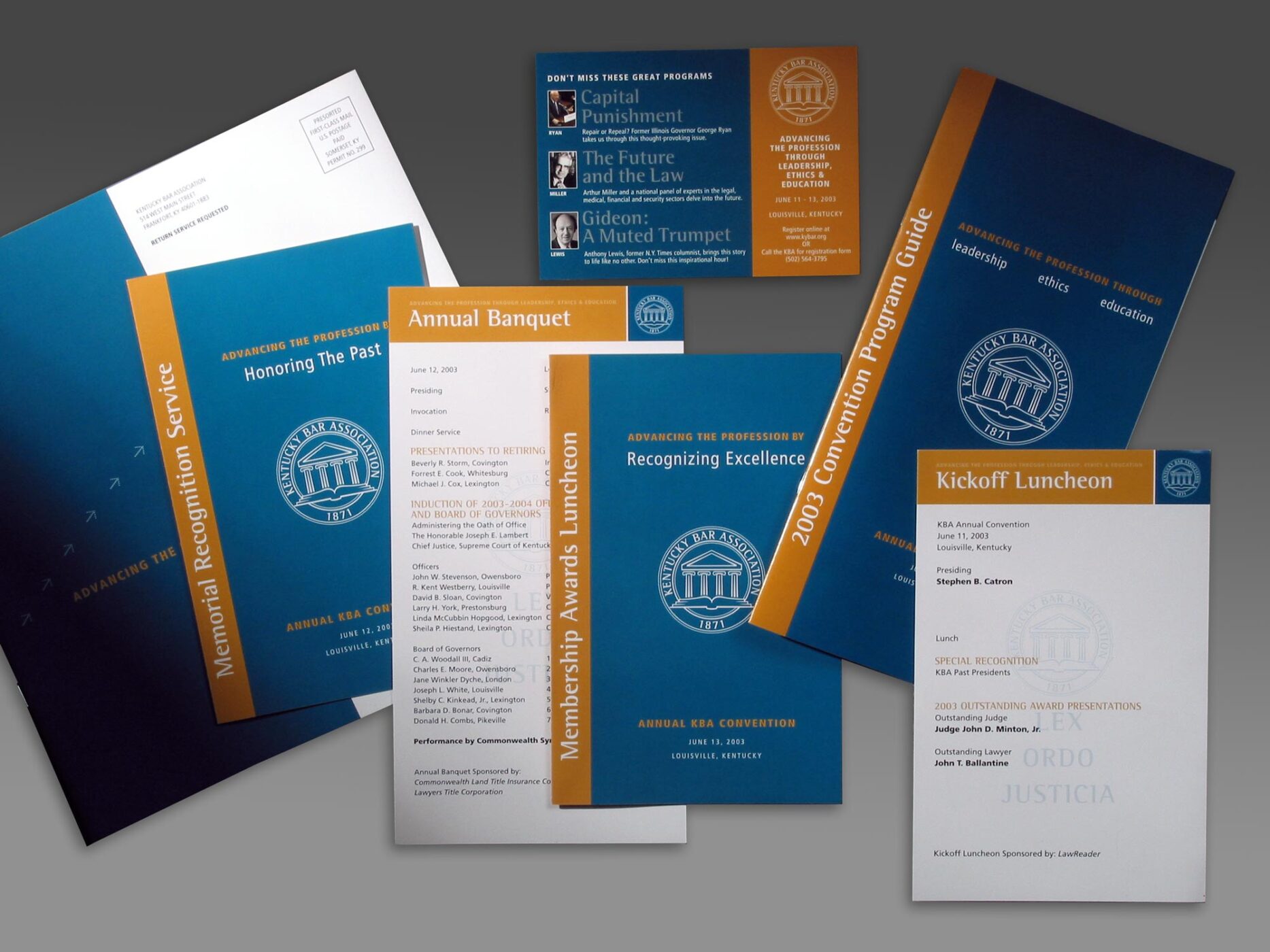 Kentucky Bar Association printed materials 2003