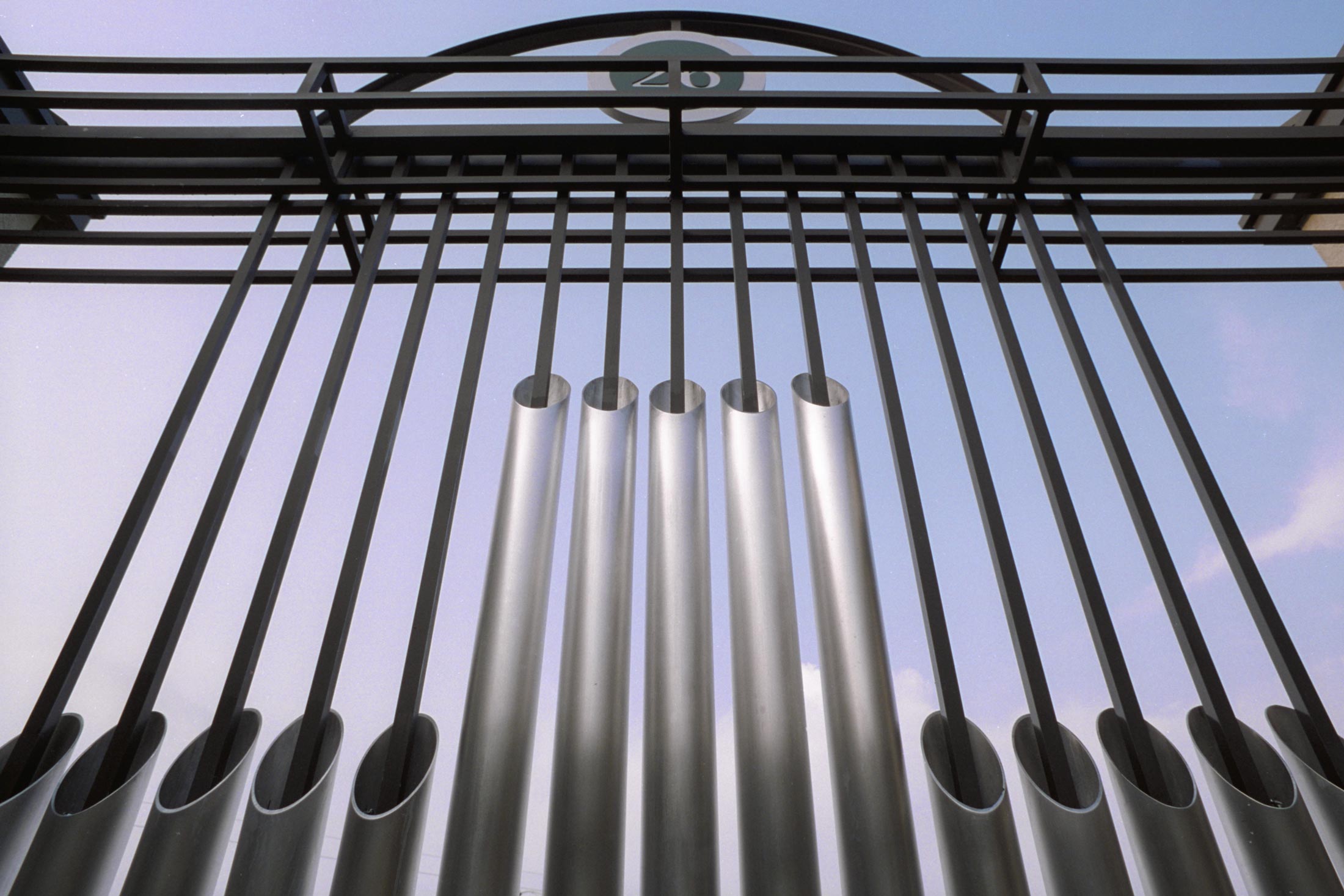 Oxford Medical wind chime detail