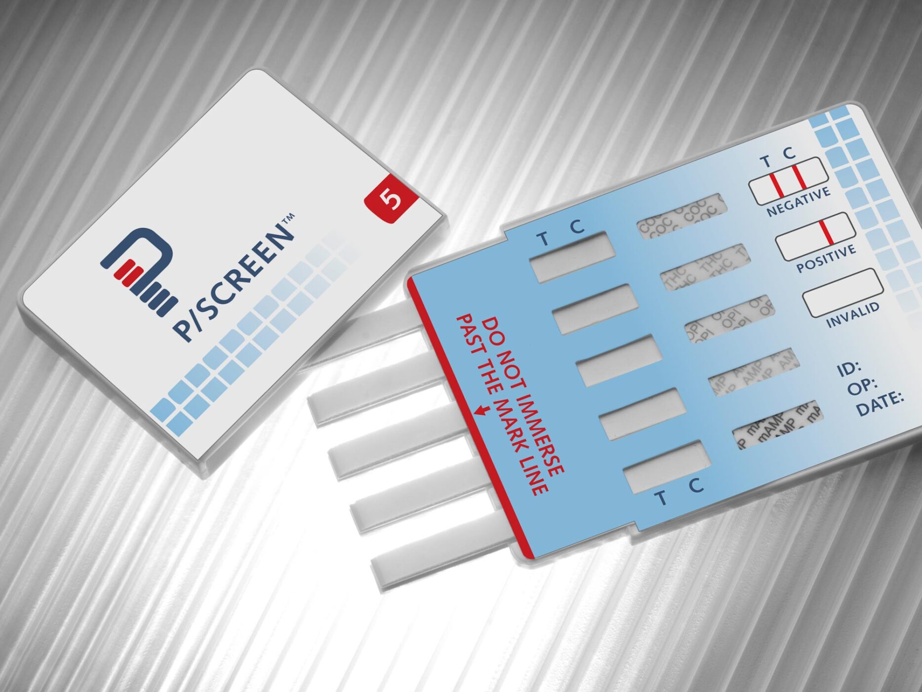 P-Screen branded drug testing device