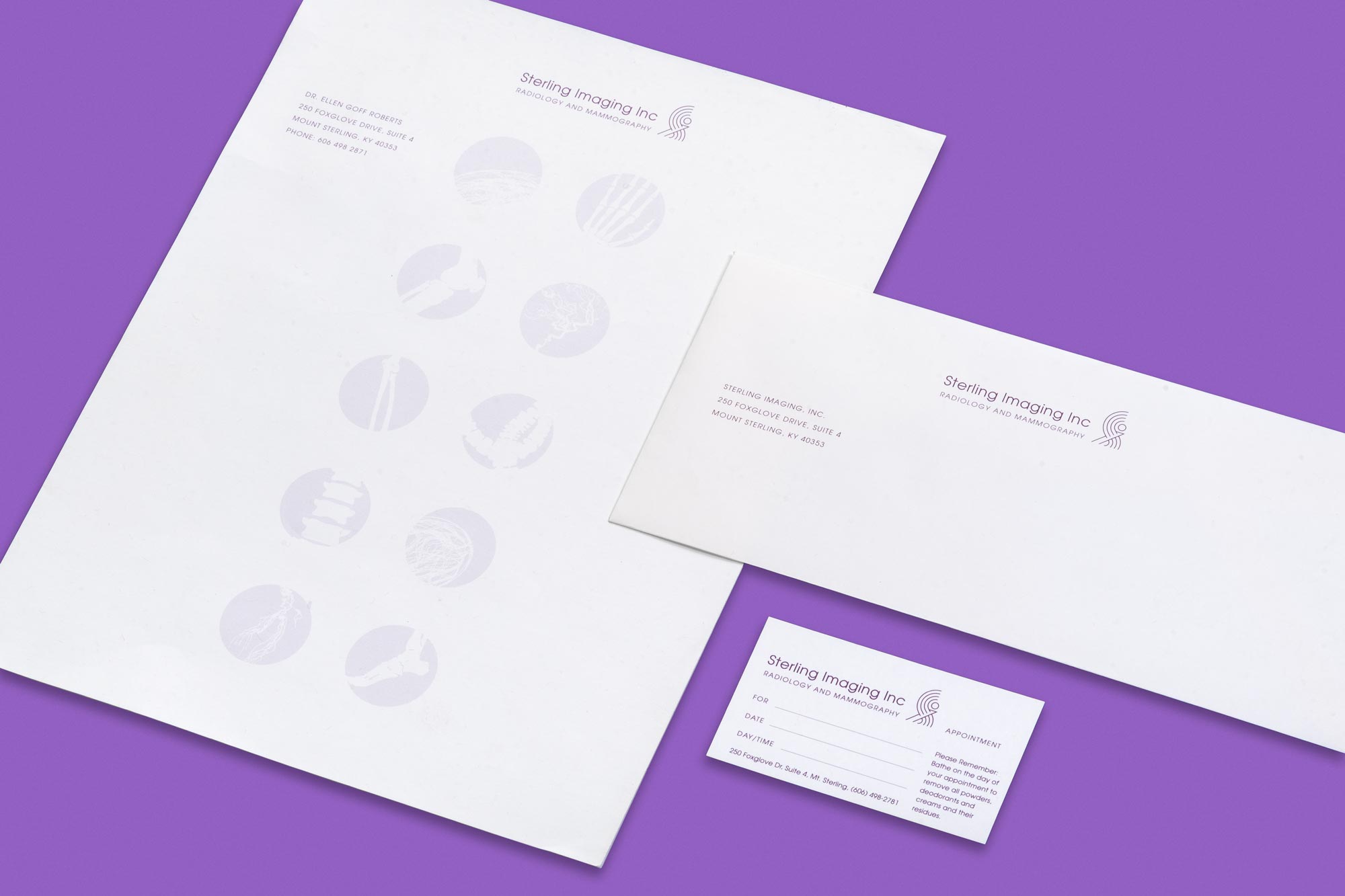 Sterling Imaging Inc stationery