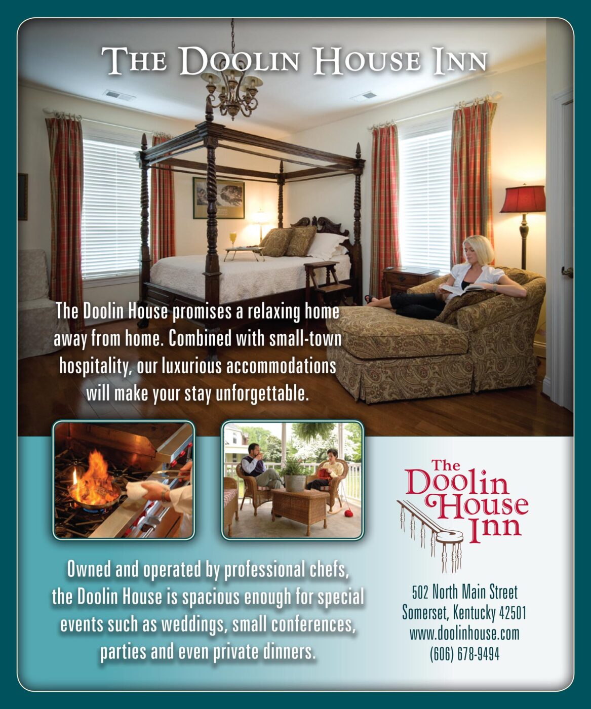 Advertisement for the Doolin House Inn