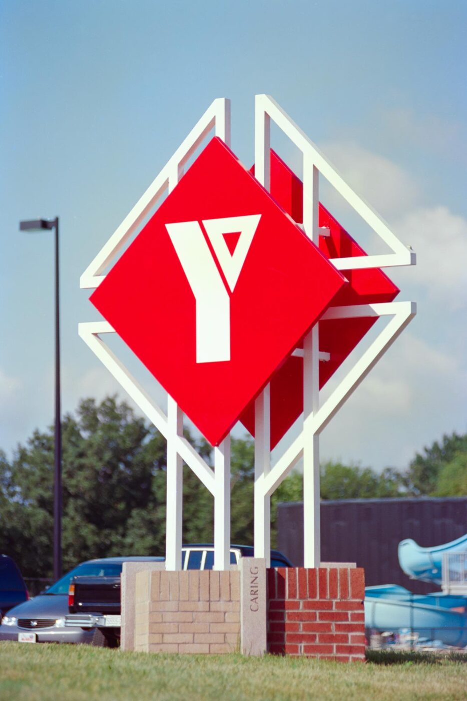 YMCA monument sign