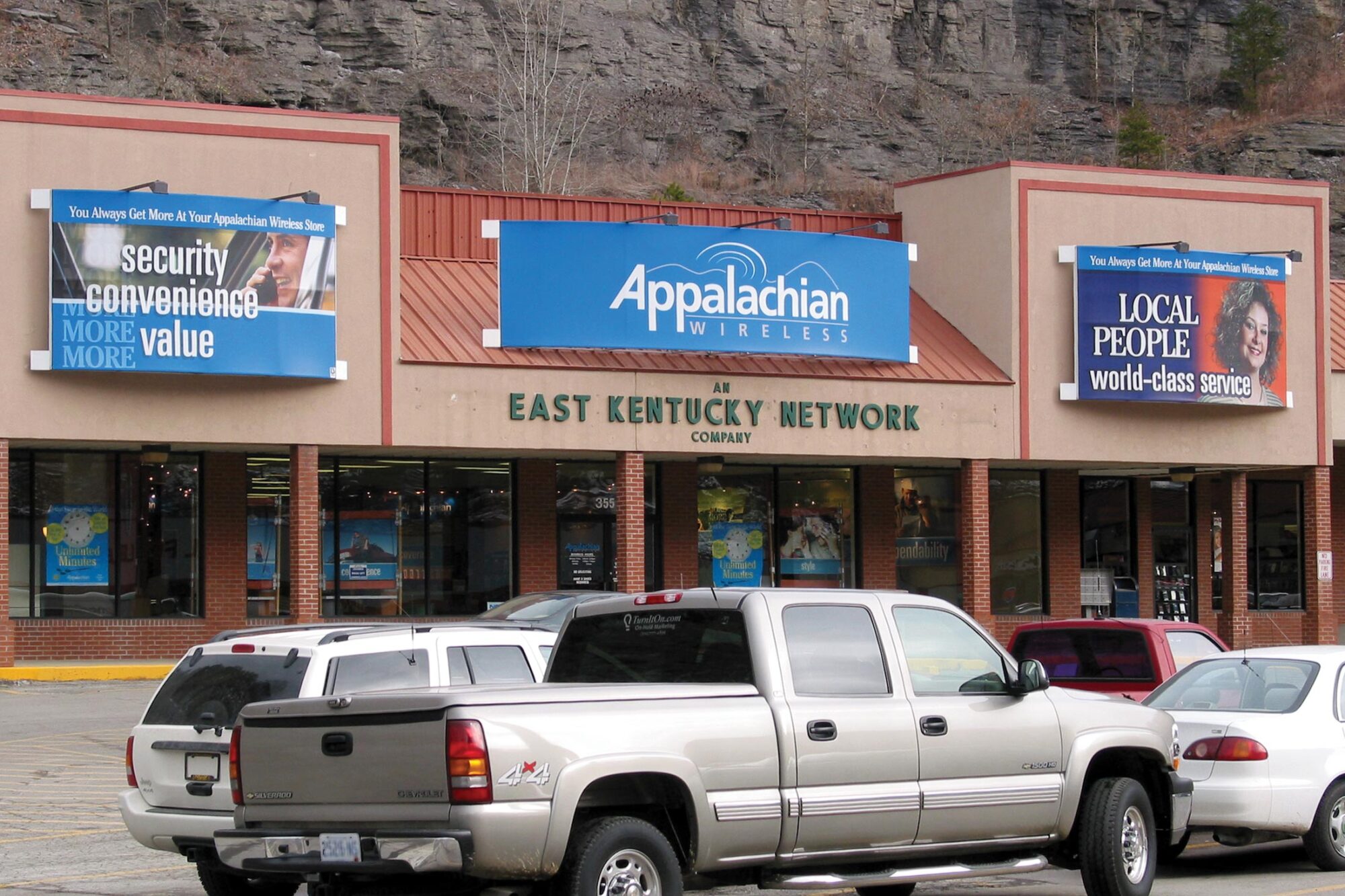 Appalachian Wireless exterior signs