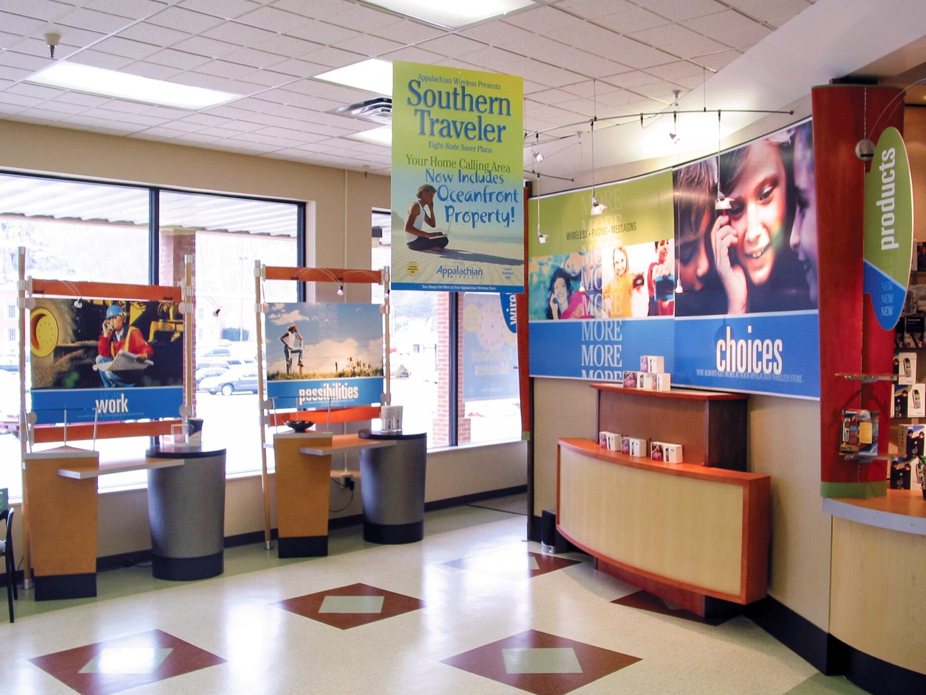 Appalachian Wireless interior signs