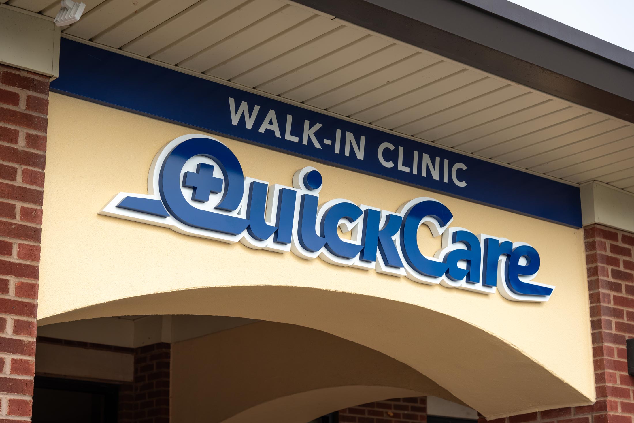 Quick Care building sign